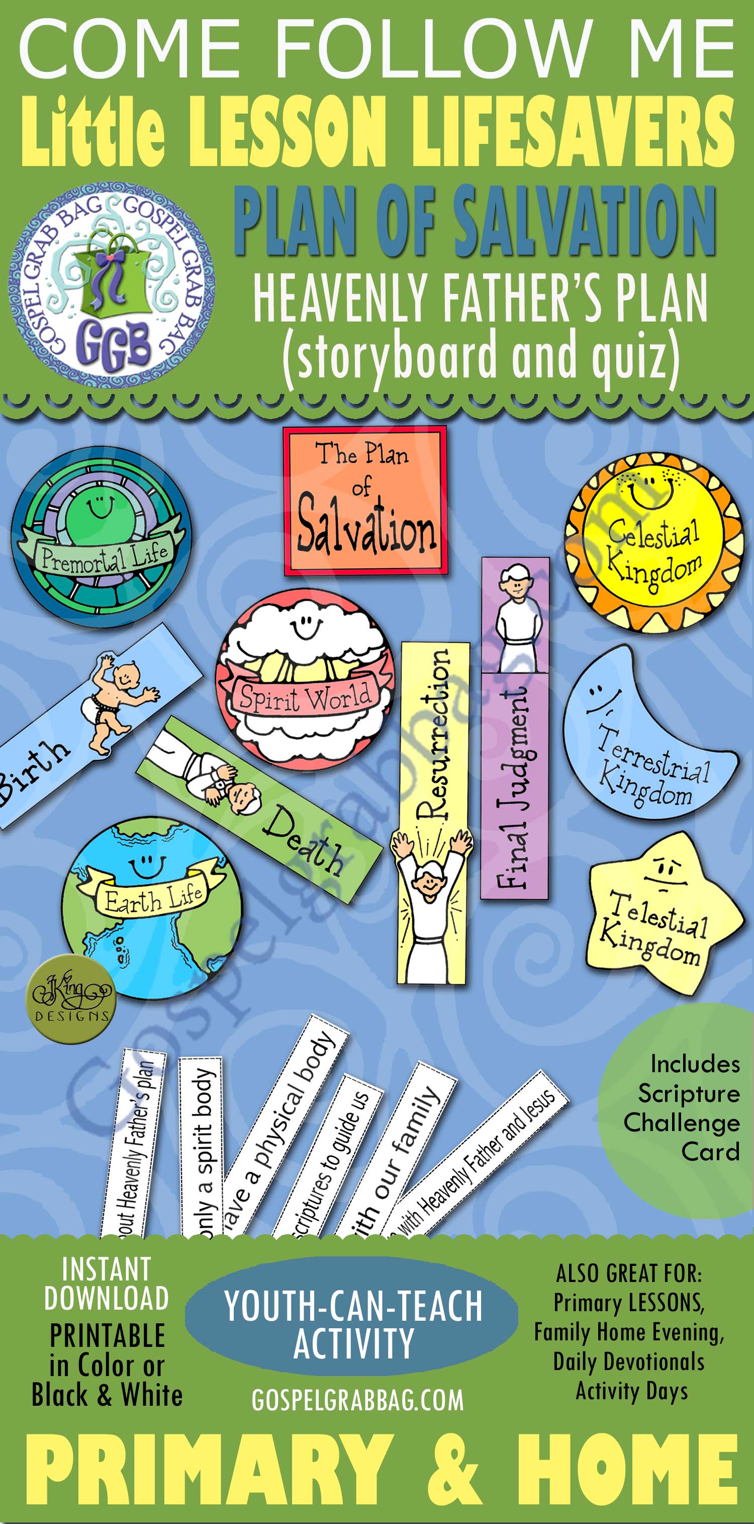 The Plan of Salvation storyboard and quiz