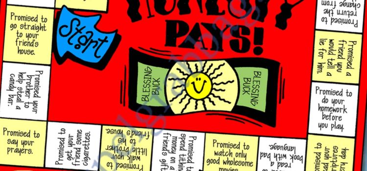 Honesty Pays! Blessing-Bucks GAME