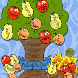 Fruits of the Spirit decision maker POST-AND- PRESENT Activity