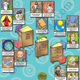 $3.50 POST-AND-PRESENT Activity for Come Follow Me – Primary and Home (family home evening), Sunday School, Seminary