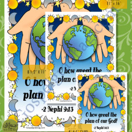 $2.00 SCRIPTURE POSTERS/CARDS for COME FOLLOW ME – Primary and Home (family home evening), Young Women, Seminary, LDS printables