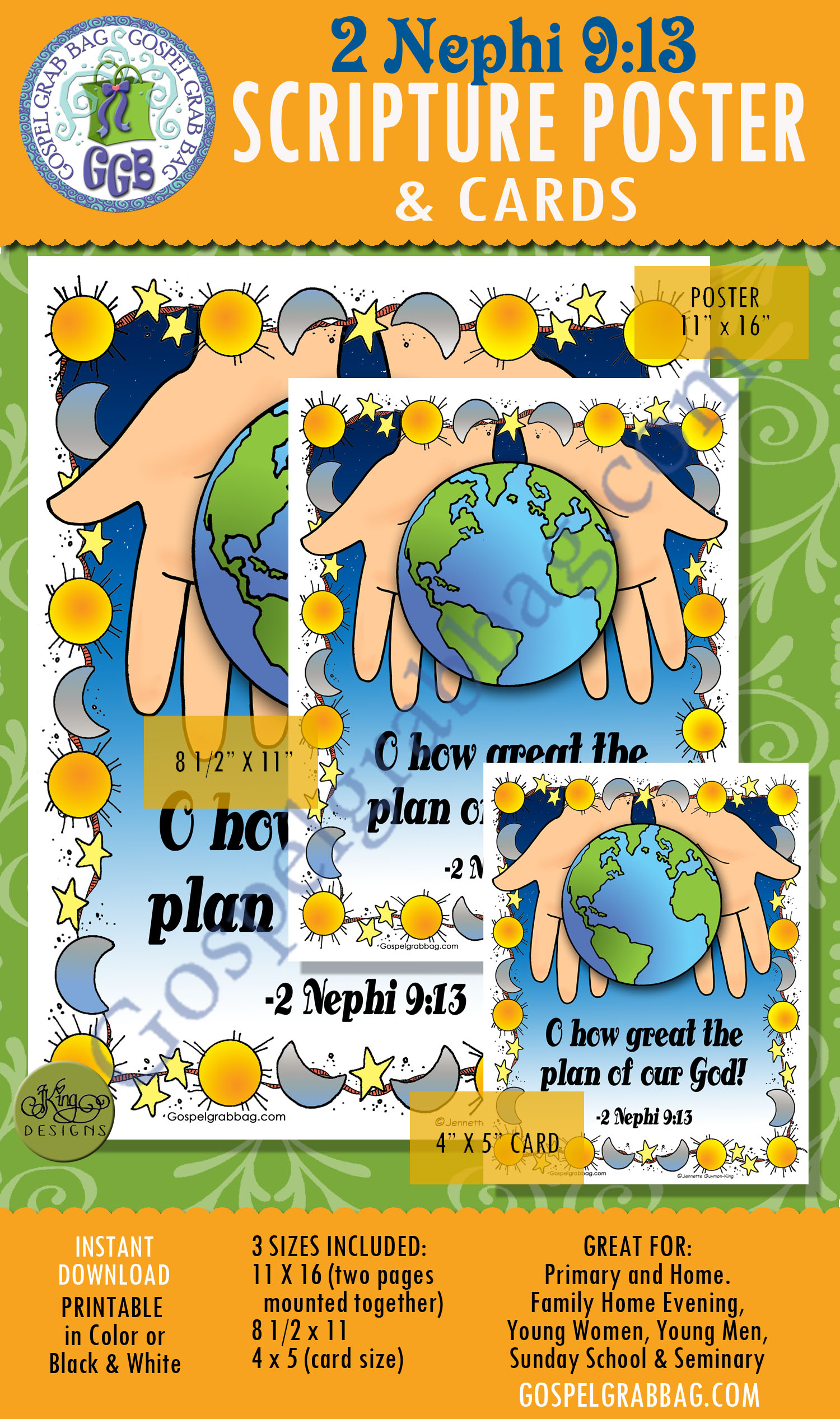 $2.00 SCRIPTURE POSTERS/CARDS for COME FOLLOW ME – Primary and Home (family home evening), Young Women, Seminary, LDS printables