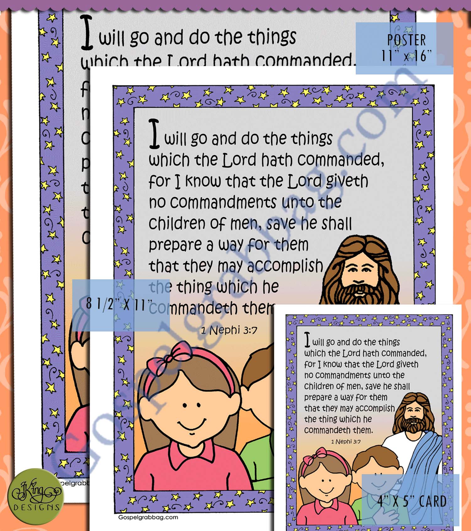 $2.00 SCRIPTURE POSTERS/CARDS for COME FOLLOW ME – Primary and Home (family home evening), Primary Sharing Time, Young Women, Seminary, LDS printables