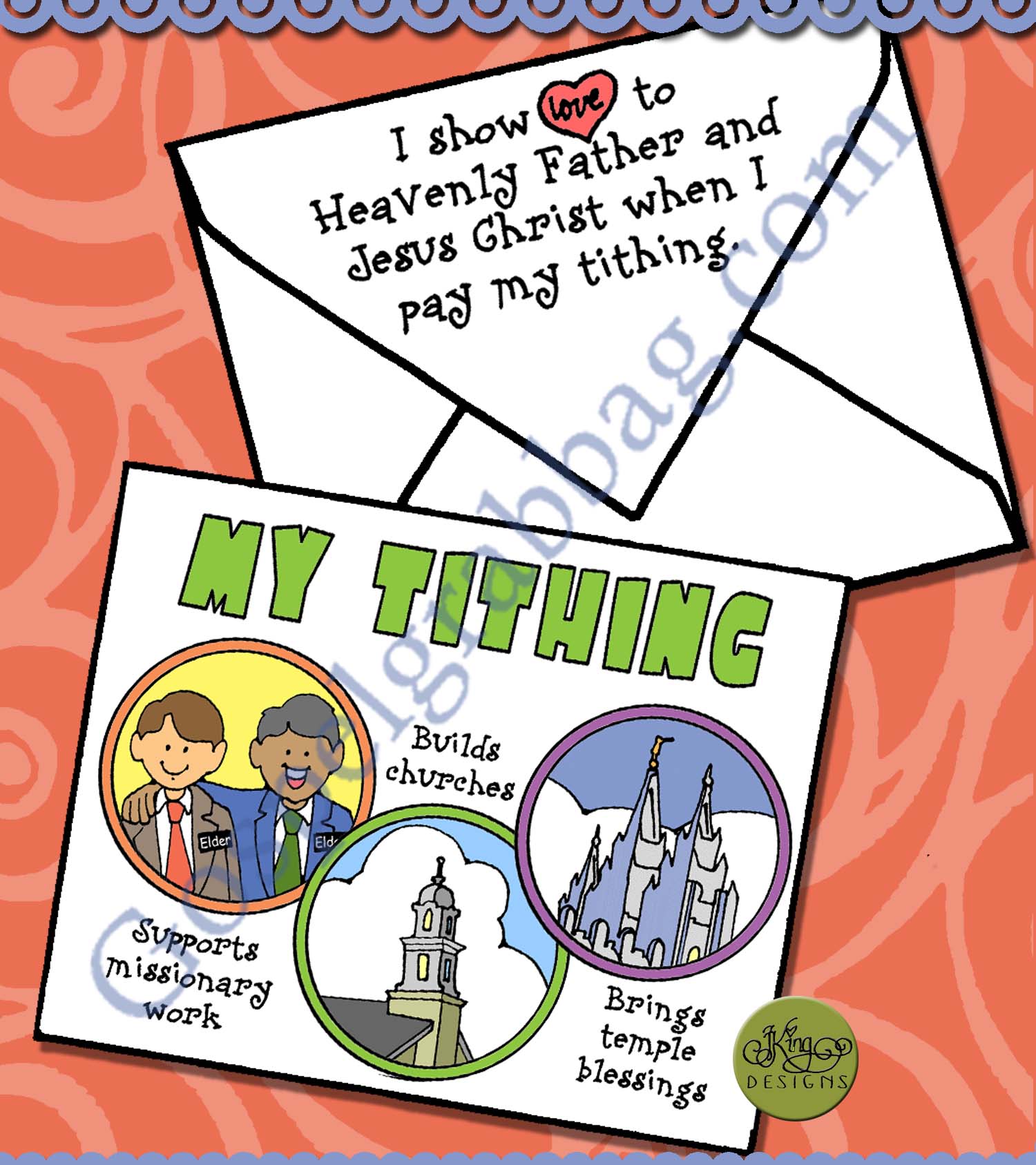 $1.50 Little LESSON LIFESAVER Activity for Come Follow Me – Primary and Home (family home evening), LDS, Christian