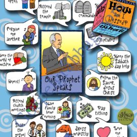$3.50 Post-and-Present Activity for Come Follow Me - Primary and Home (family home evening)