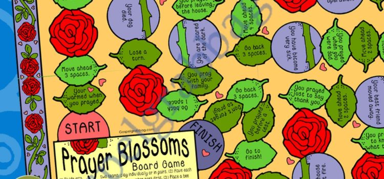 PRAYER: Post-and-Present Activity: Prayer Blossoms board game – know Heavenly Father & make prayers more meaningful $3.50 POST-AND-PRESENT Activity for Come Follow Me – Primary and Home (family home evening), LDS, Christian, Bible, Sunday School