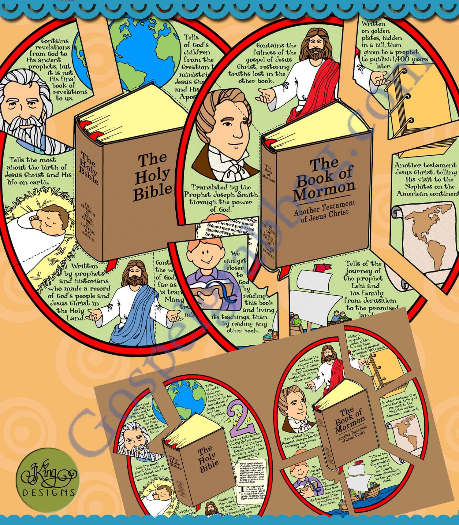 $3.50 POST-AND-PRESENT Activity for Come Follow Me – Primary and Home (family home evening), Sunday School, Seminary