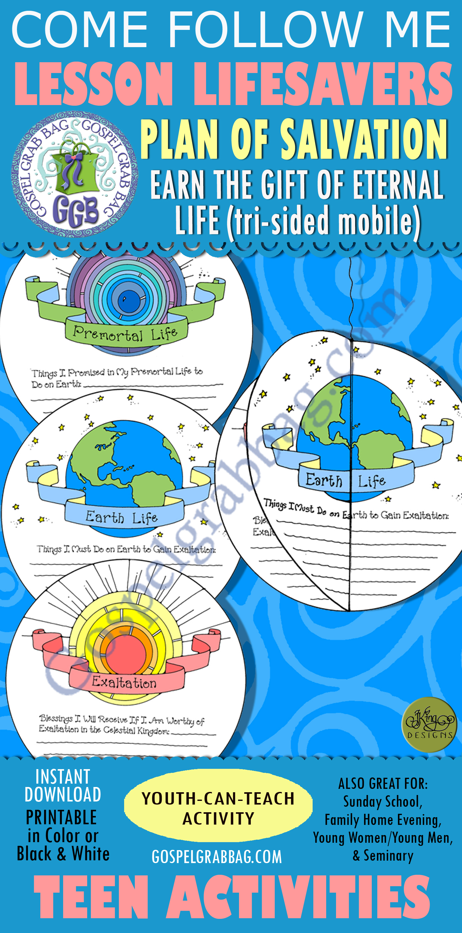 Premortal Life, Earth Life, Exaltation mobile
