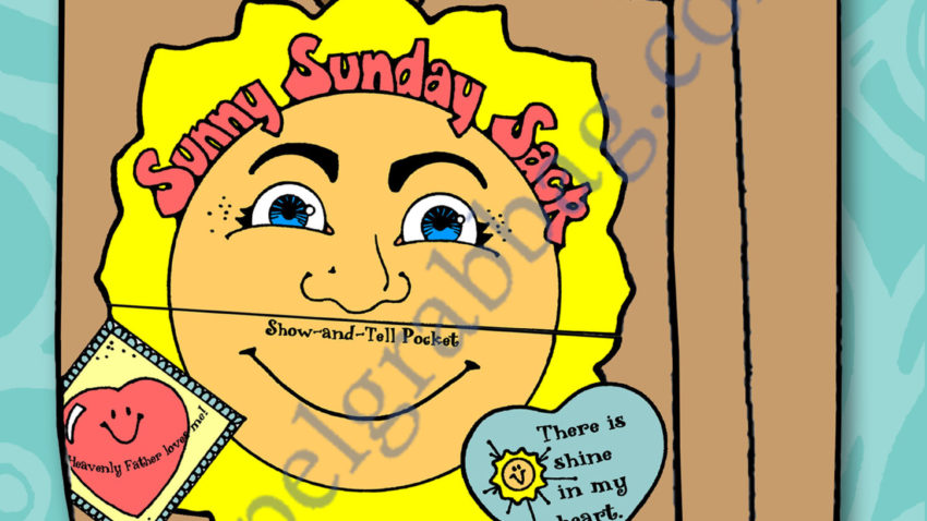 Show-and-Tell – Sunny Sunday Sack (display pocket and storage sack)