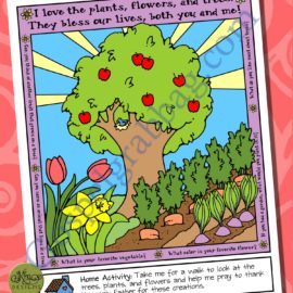 I Love Nature (poster or coloring page)
