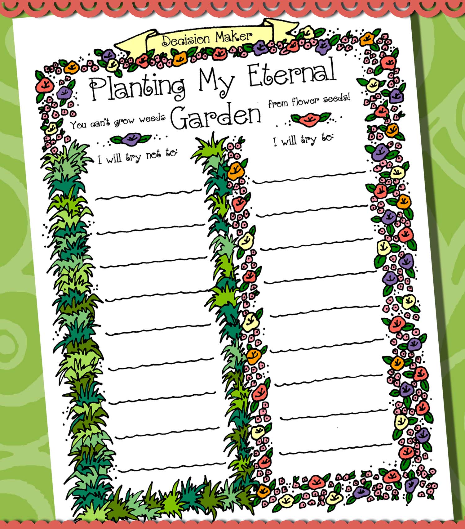 Planting My Eternal Garden decision maker