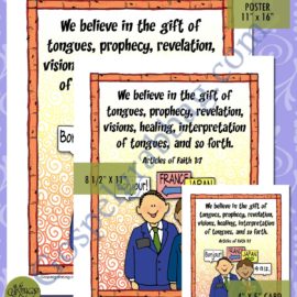 SCRIPTURE POSTER/CARD SET Articles of Faith 1:7 Spiritual Gifts – Gifts of the Spirit