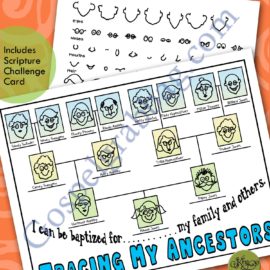 Tracing My Ancestors (pedigree chart) baptism for the dead