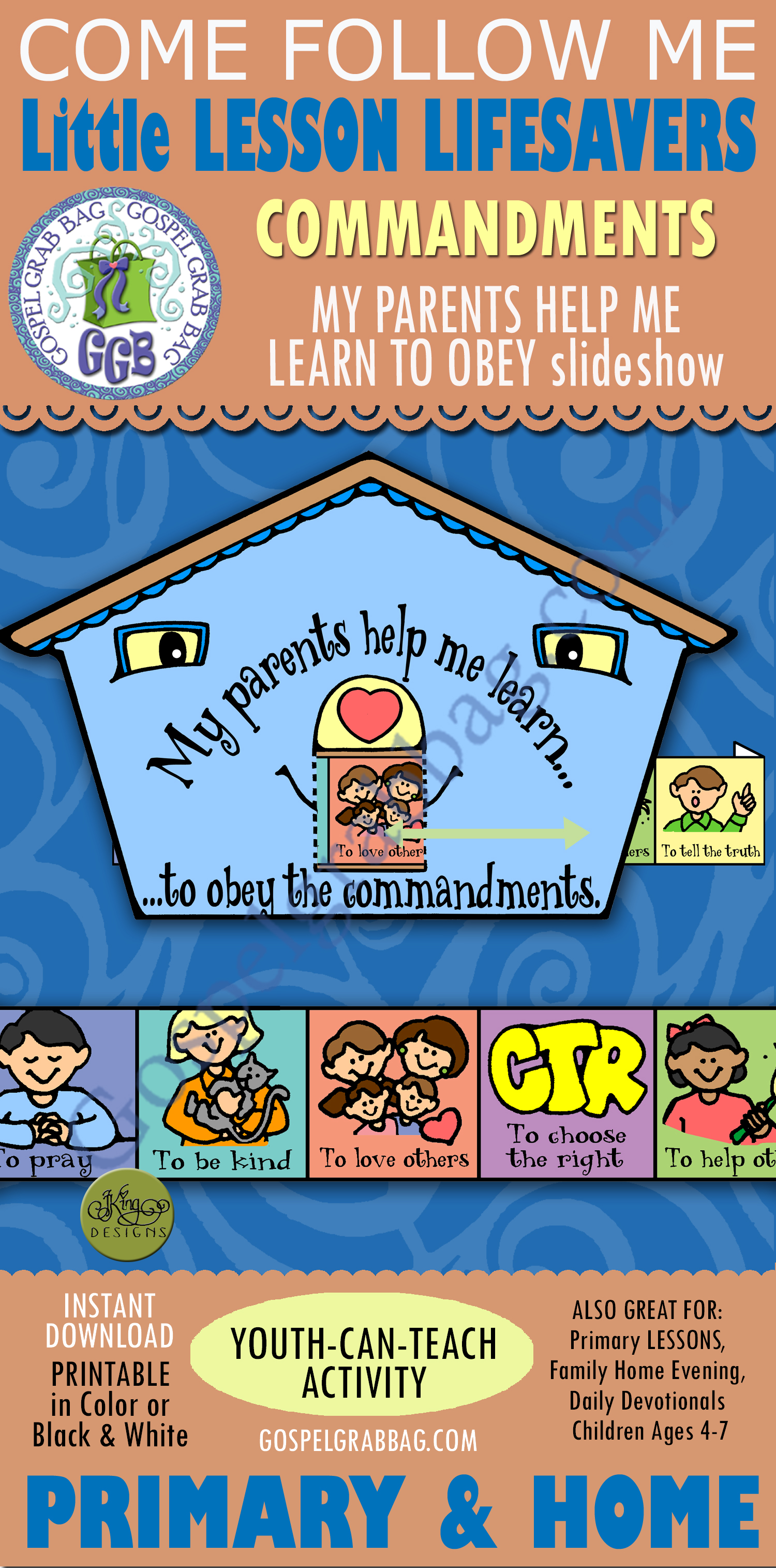 FAMILY Activity: Parents Help Me slideshow Activity My Parents Help Me Learn to Obey the Commandments (slideshow)