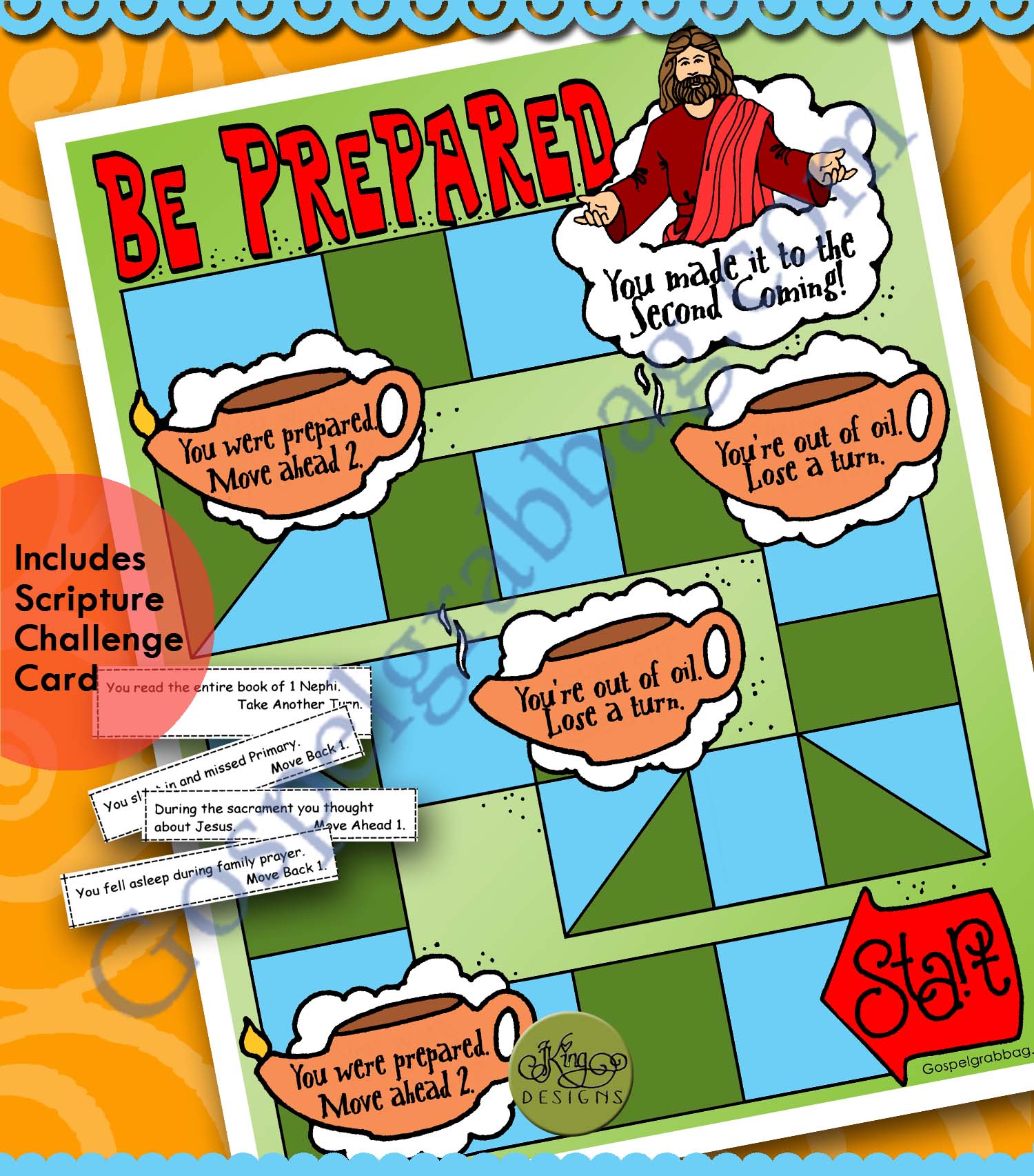 BE PREPARED Second Coming game (Parable of the Ten VIrgins)