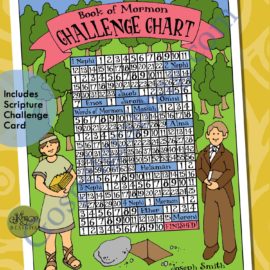 Book of Mormon CHALLENGE CHART to mark chapters read