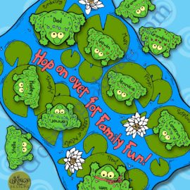 Gospel Fun Activities: Introduction – Family Home Evening Chart “Hop on Over to Family Home Evening”