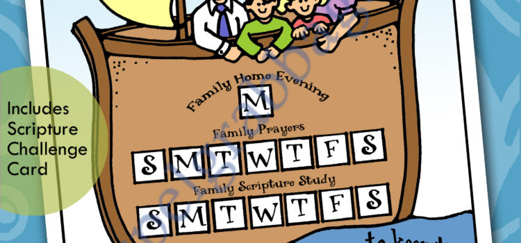 COMMANDMENTS - FAMILY - EXAMPLE Activity: "Ship"-shape Family Goal Chart