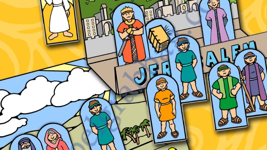 TWO SCENES – TWO STORIES From Jerusalem to Wilderness From Wilderness to Jerusalem (Obtain the Brass Plates):