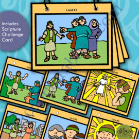 MISSIONARY – OBEDIENCE – BOOK OF MORMON Activity: Alma and Amulek Missionary Flip Story – Come Follow Me – Primary and Home lessons, family home evening, Sunday School