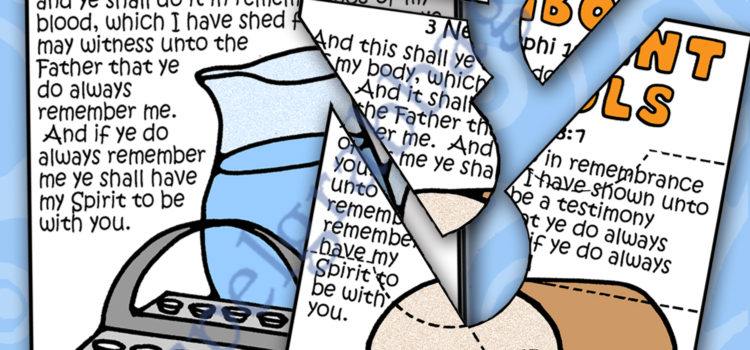 ATONEMENT, SACRAMENT Activity: “SACRAMENT SYMBOLS” puzzle (3 Nephi 18:11) – Come Follow Me – Primary and Home lessons, family home evening, Sunday School