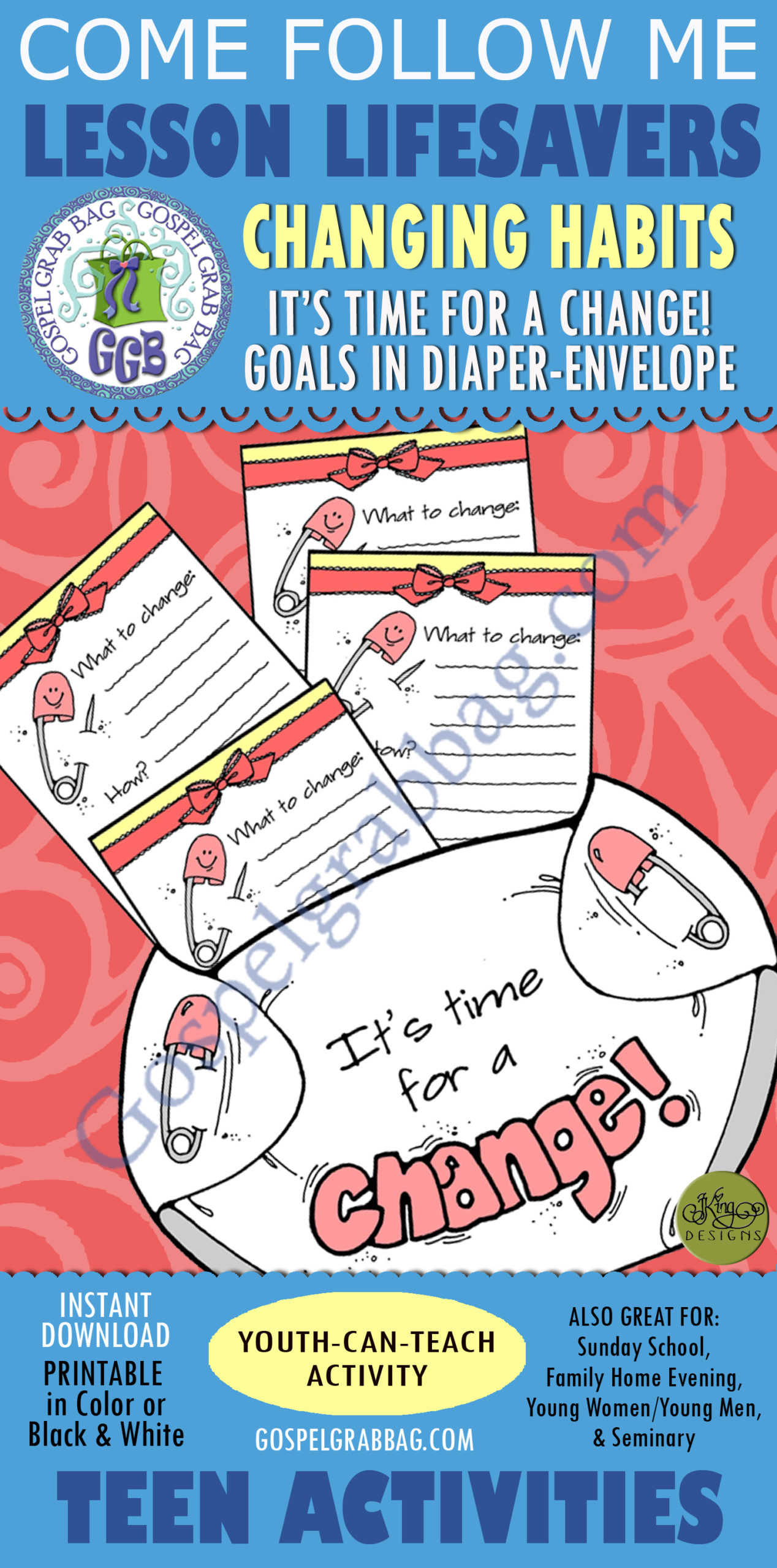 It’s Time for a Change goal cards