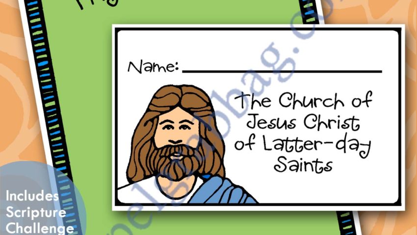 Share My Testimony of Jesus Testimony Page and Missionary Name tag