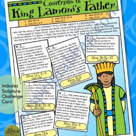 PLAN OF SALVATION Lesson Lifesaver Activity: Plan for Redemption “Conversion of King Lamoni’s Father” scripture story match for COME FOLLOW ME lesson activity – Plan of Salvation