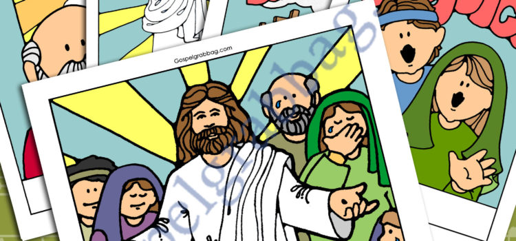 Easter Hosanna - mini song visual cards & memory game