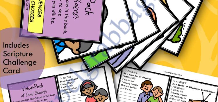 Value-Pack of Good Choices ACTIVITY