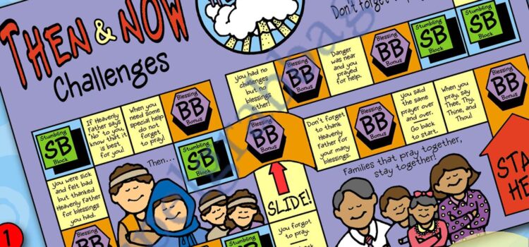 Book of Mormon and Our Day THEN AND NOW game