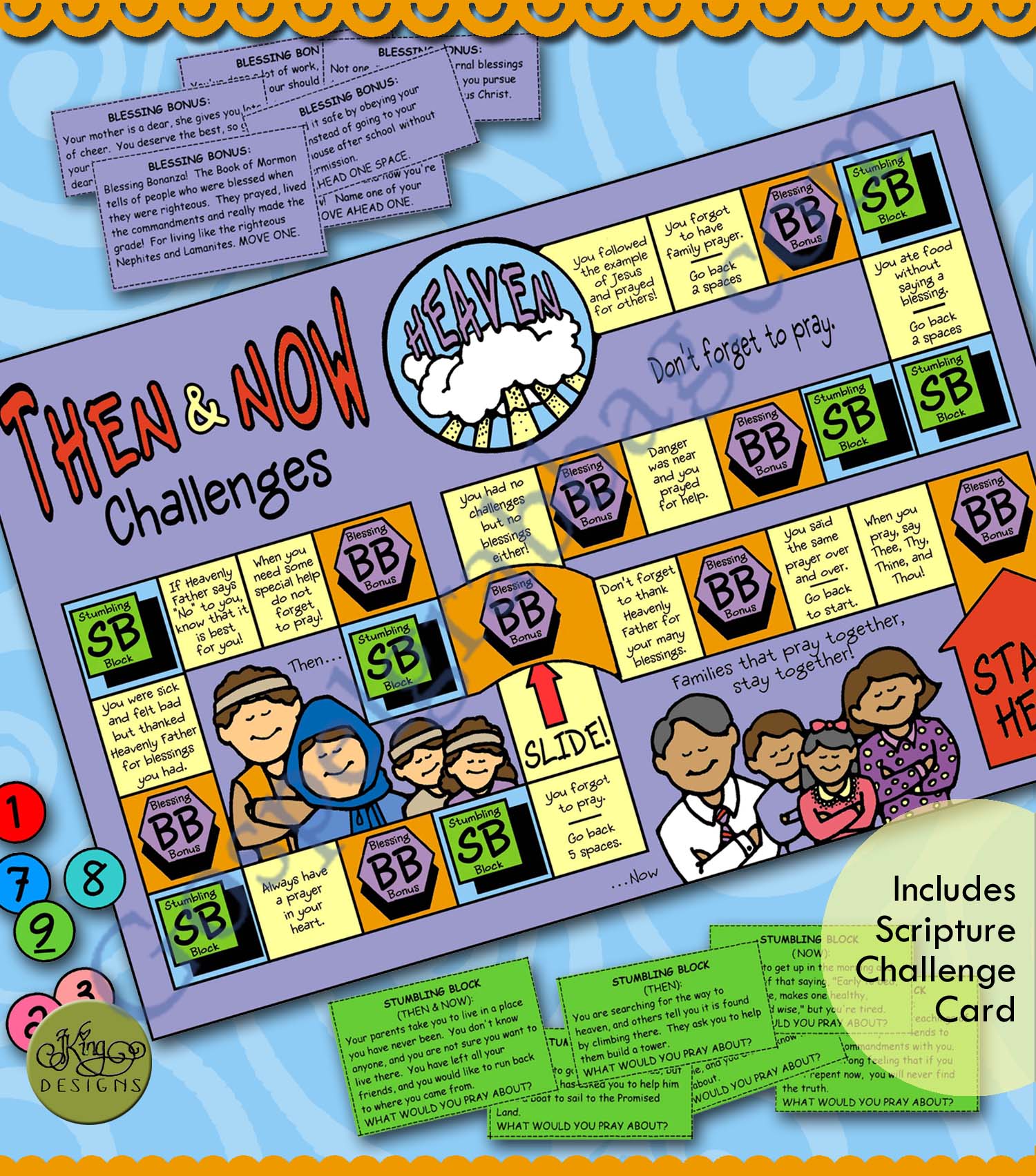 Book of Mormon and Our Day THEN AND NOW game