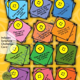 CHOOSE THE RIGHT Activity (BOOK OF MORMON) Happy Choices Match Game