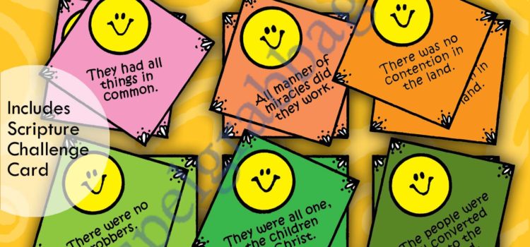 CHOOSE THE RIGHT Activity (BOOK OF MORMON) Happy Choices Match Game