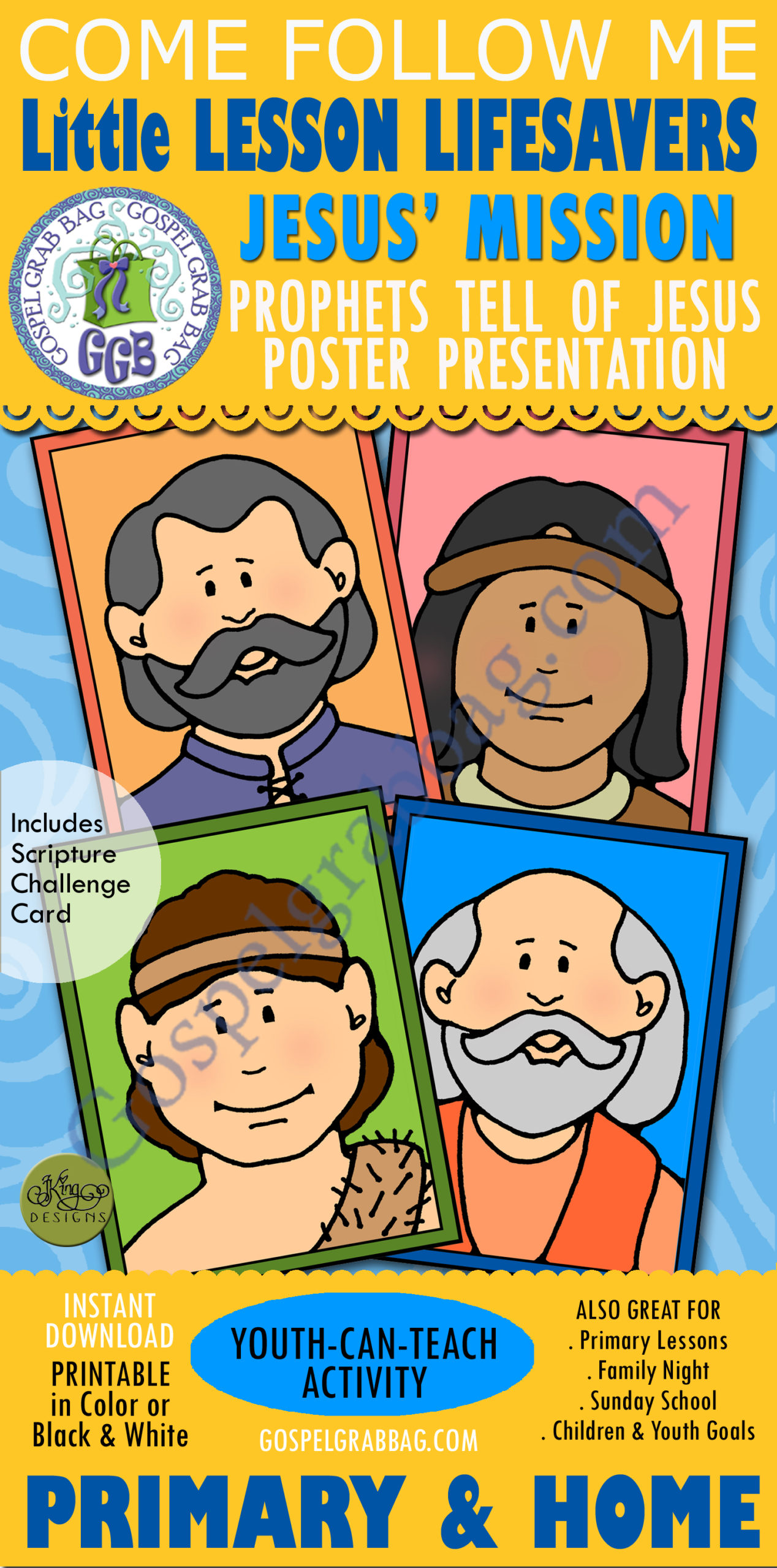 Prophets tell about Jesus’ Life and Mission Prophet Poster Presentation