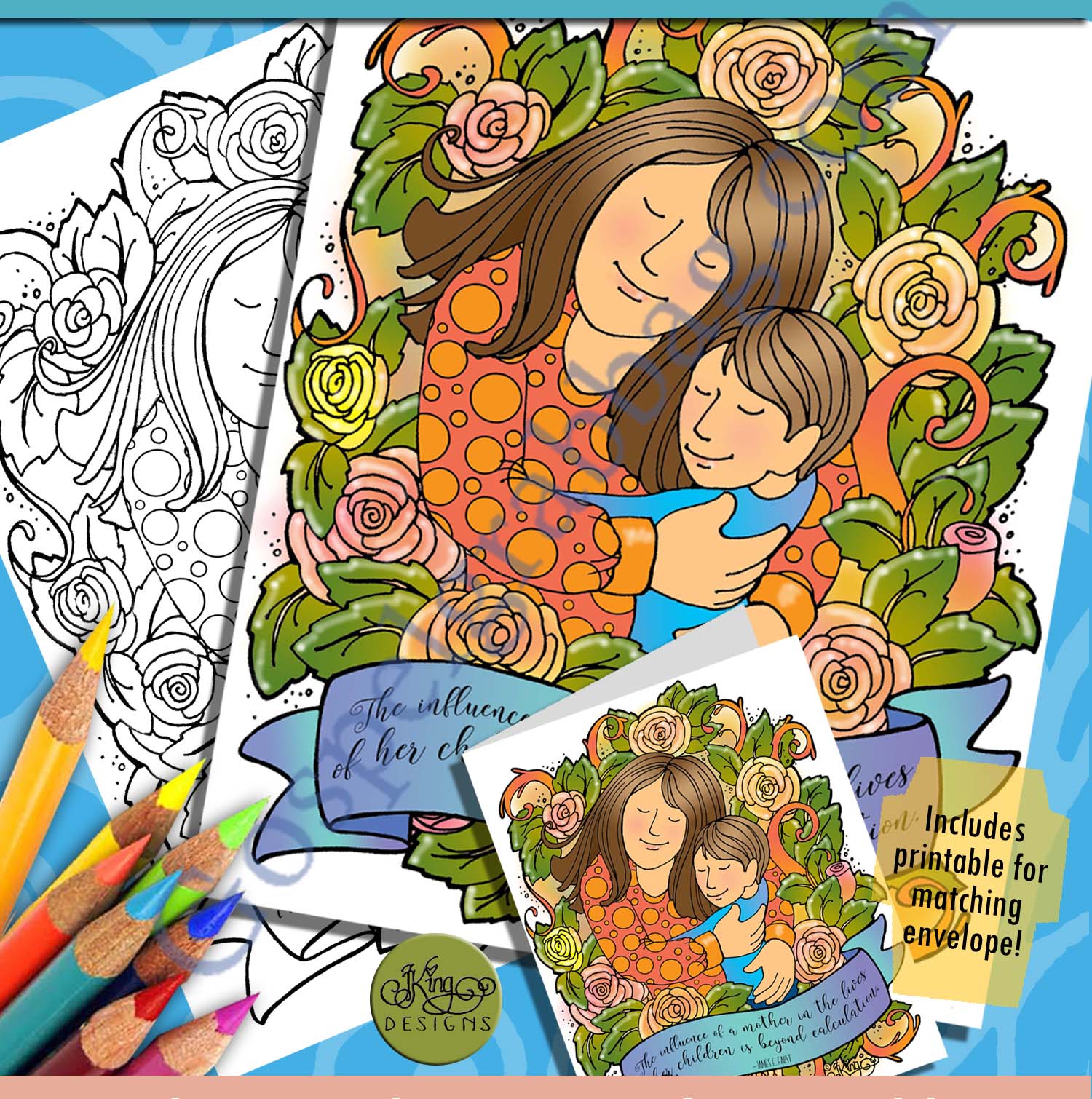 ColorQuote on influence of mother to children - beyond calculation