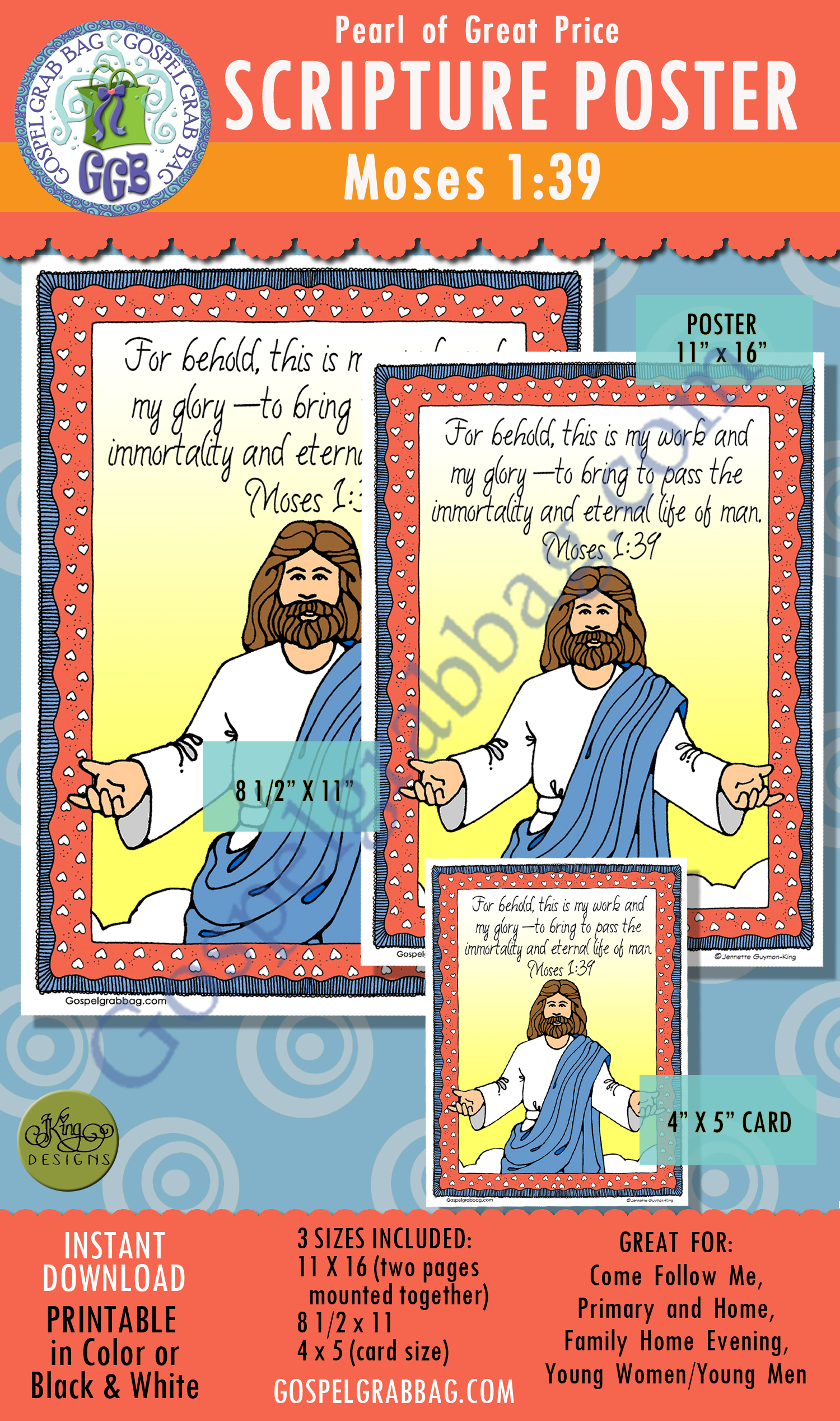 WORK & GLORY of God - Moses 1:39