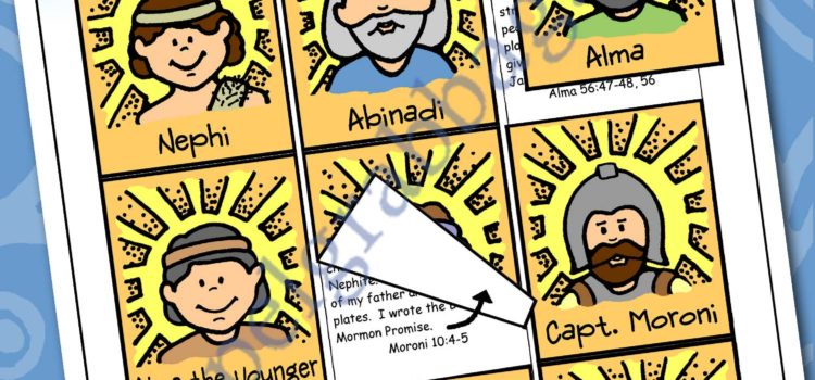FOLLOW JESUS Lesson Lifesaver Activity: Book of Mormon Honor Roll Merit Match (Book of Mormon Heroes – True to the Teachings of Jesus) – Come Follow Me, Primary, family home evening