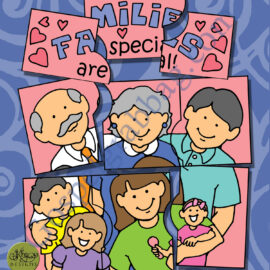 Help children know that Heavenly Father planned for us to grow up in families to love and help us.