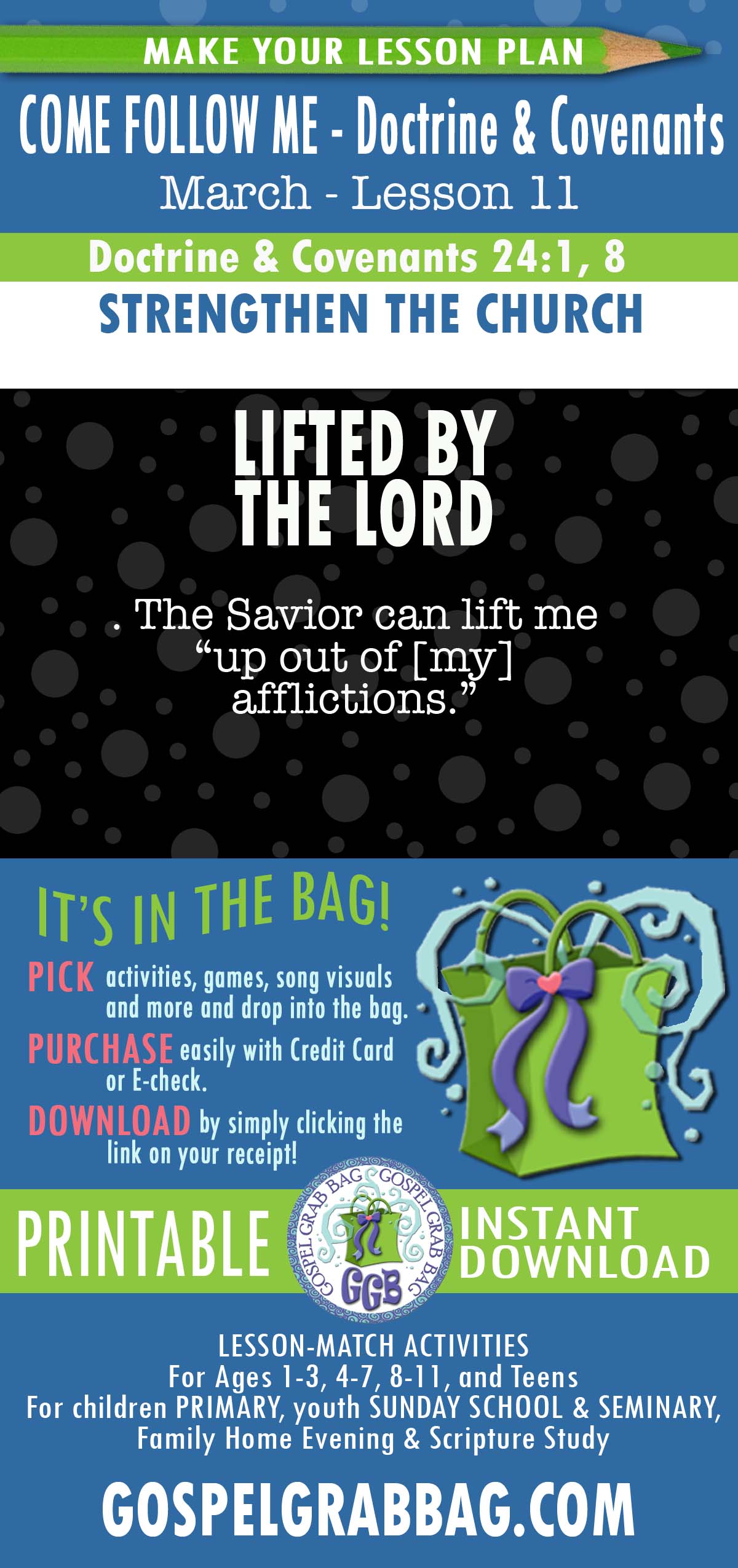 The Savior can lift me “up out of [my] afflictions.”