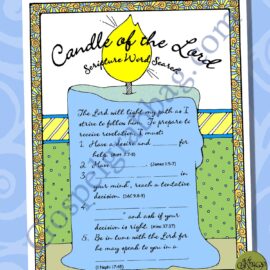 Candle of the Lord scripture word-search puzzle