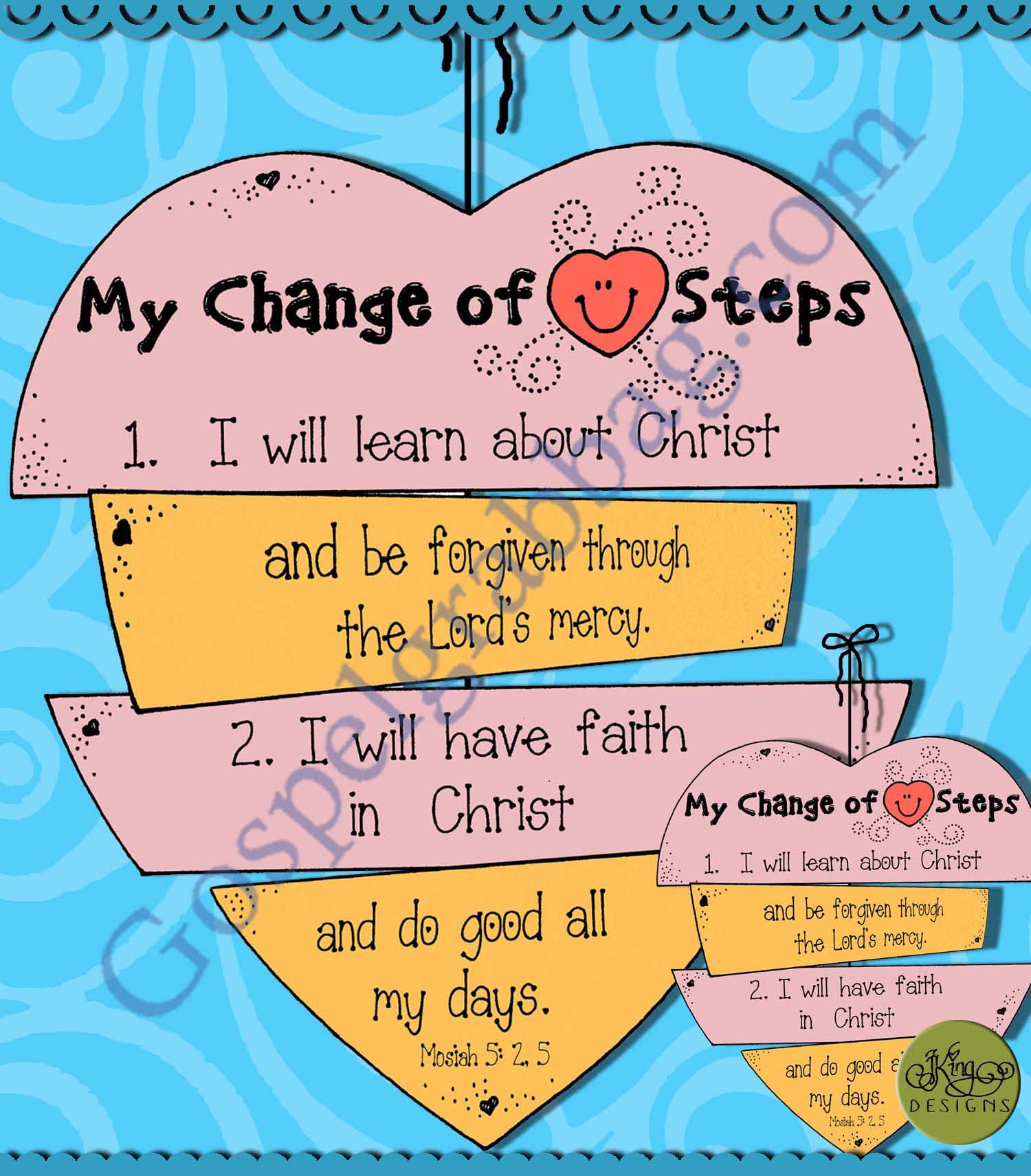 My Change of Heart Steps mobile