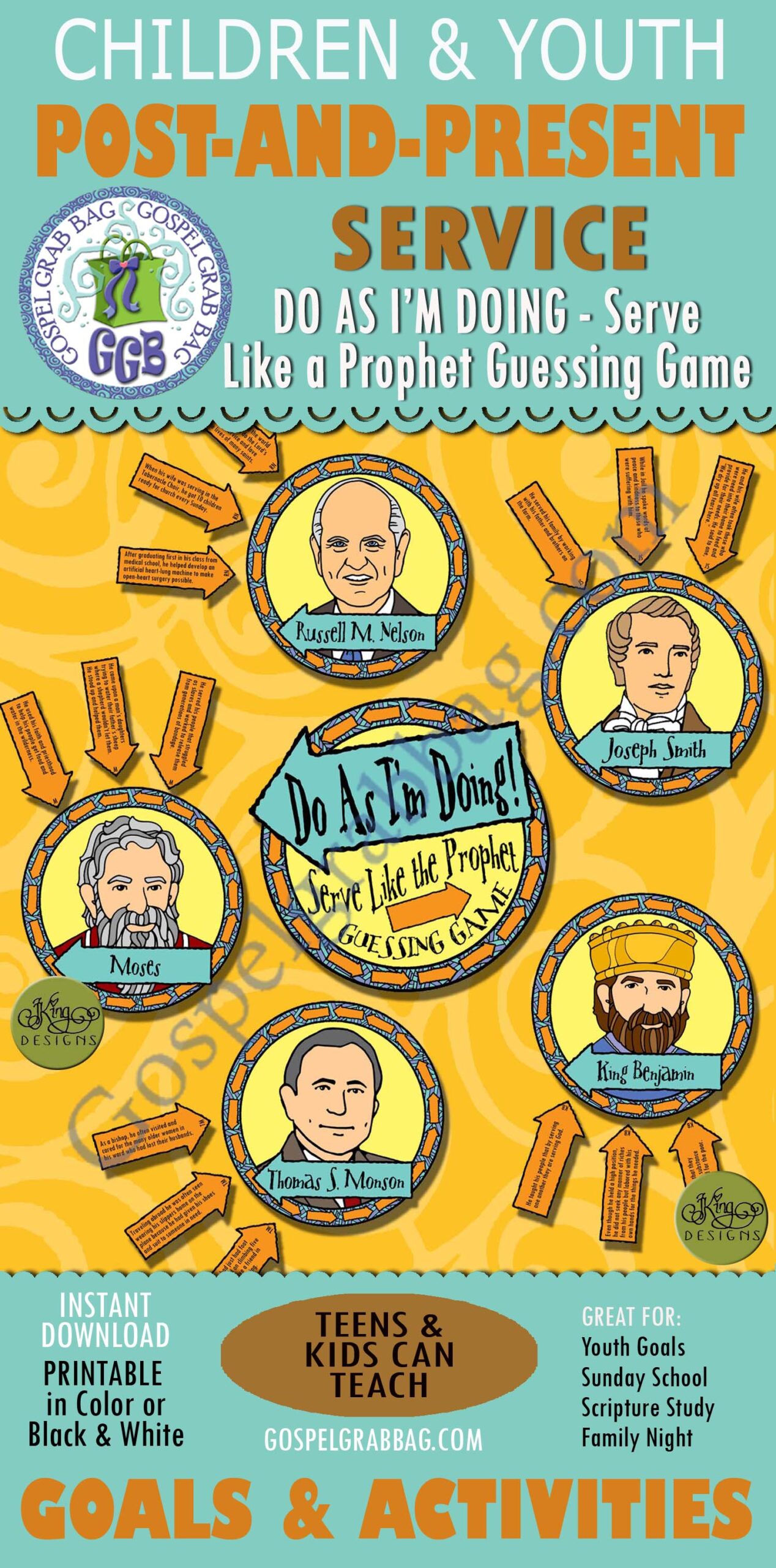 Do As I'm Doing - Serve like the Prophets Guessing Game