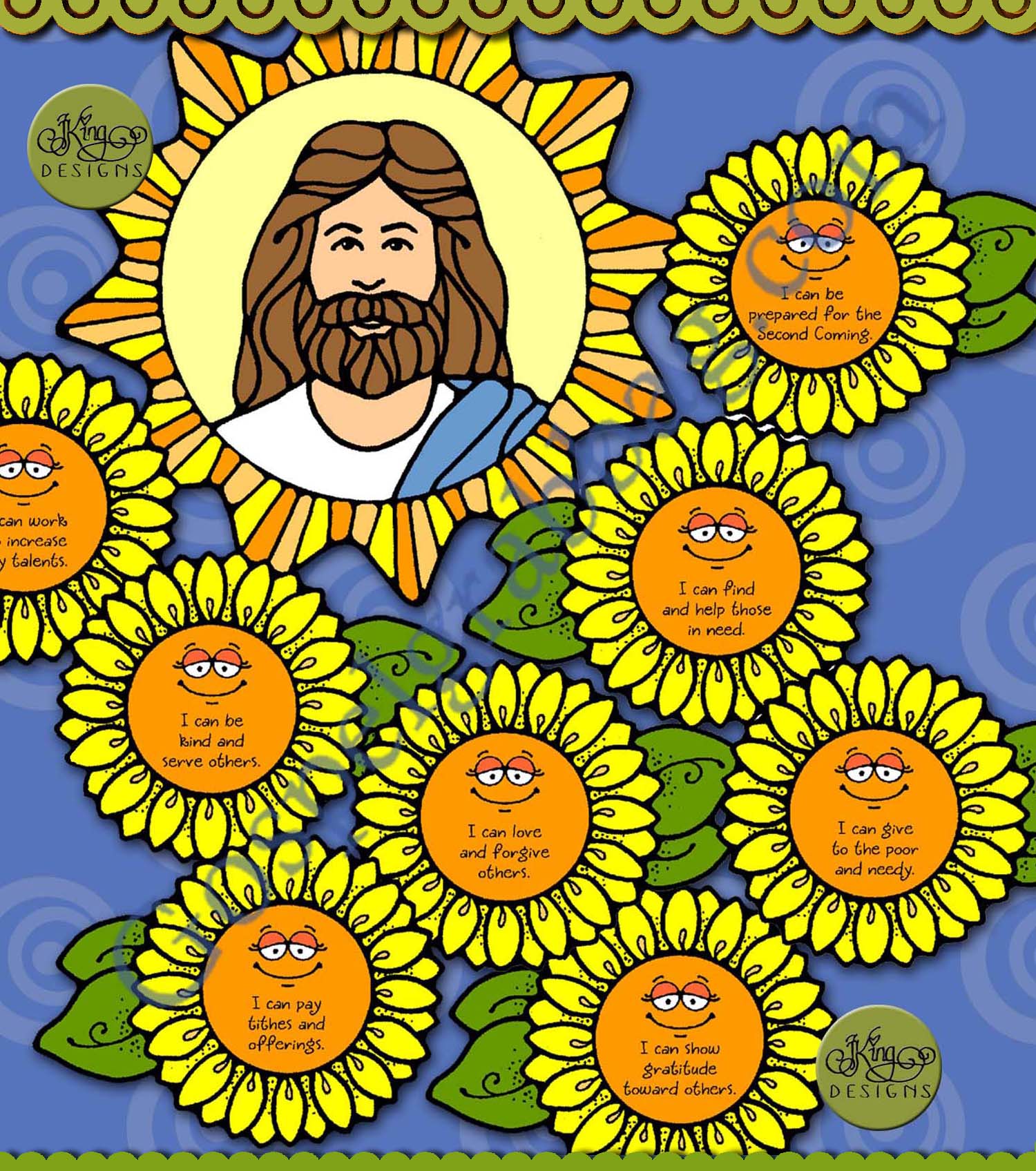 Following Jesus Facing Sun STORIES