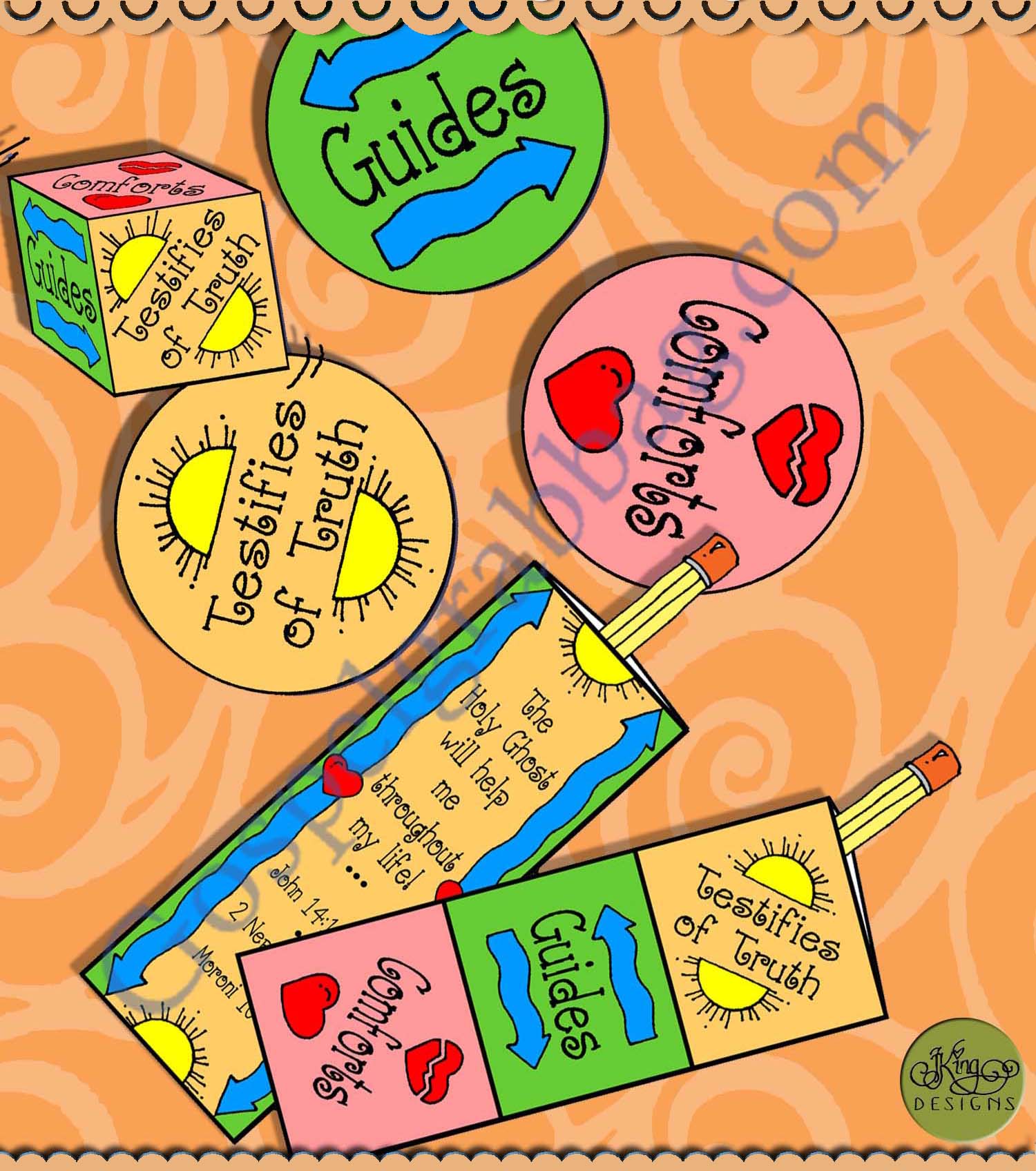 HOLY GHOST ACTIVITY Let Spirit Guide GOAL LESSON LIFESAVER