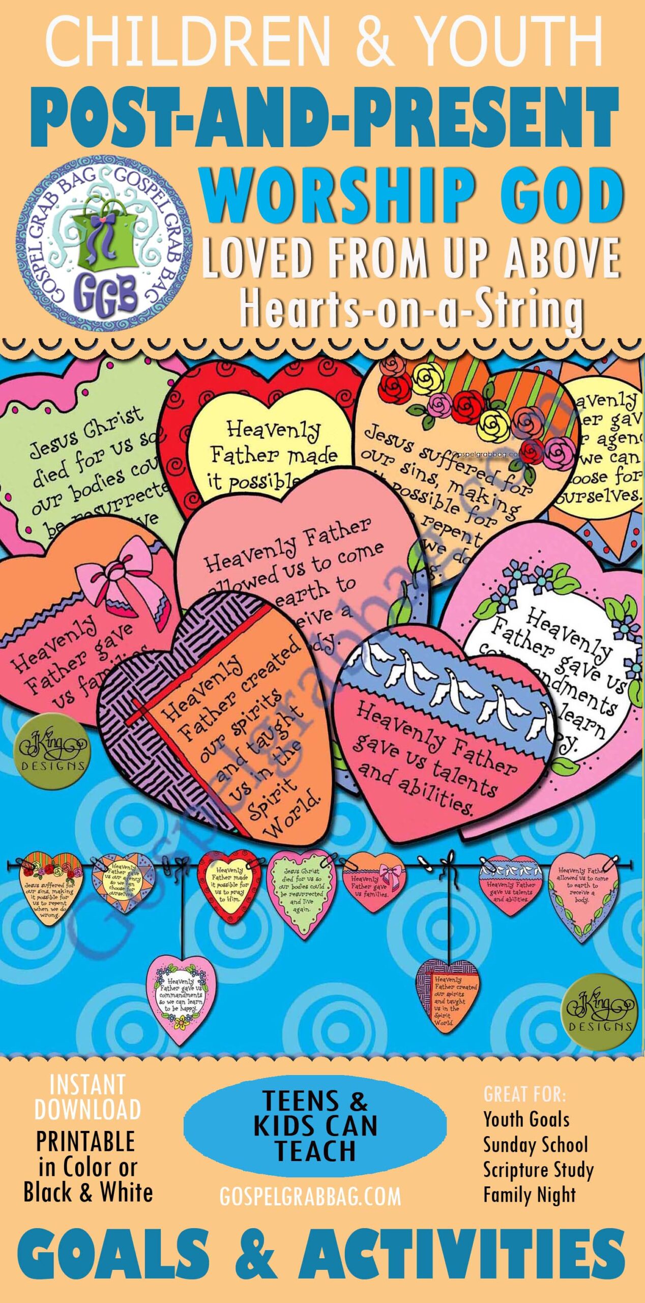 CHILDREN & YOUTH Goal and Activity Loved From Up Above Post-and-Present
