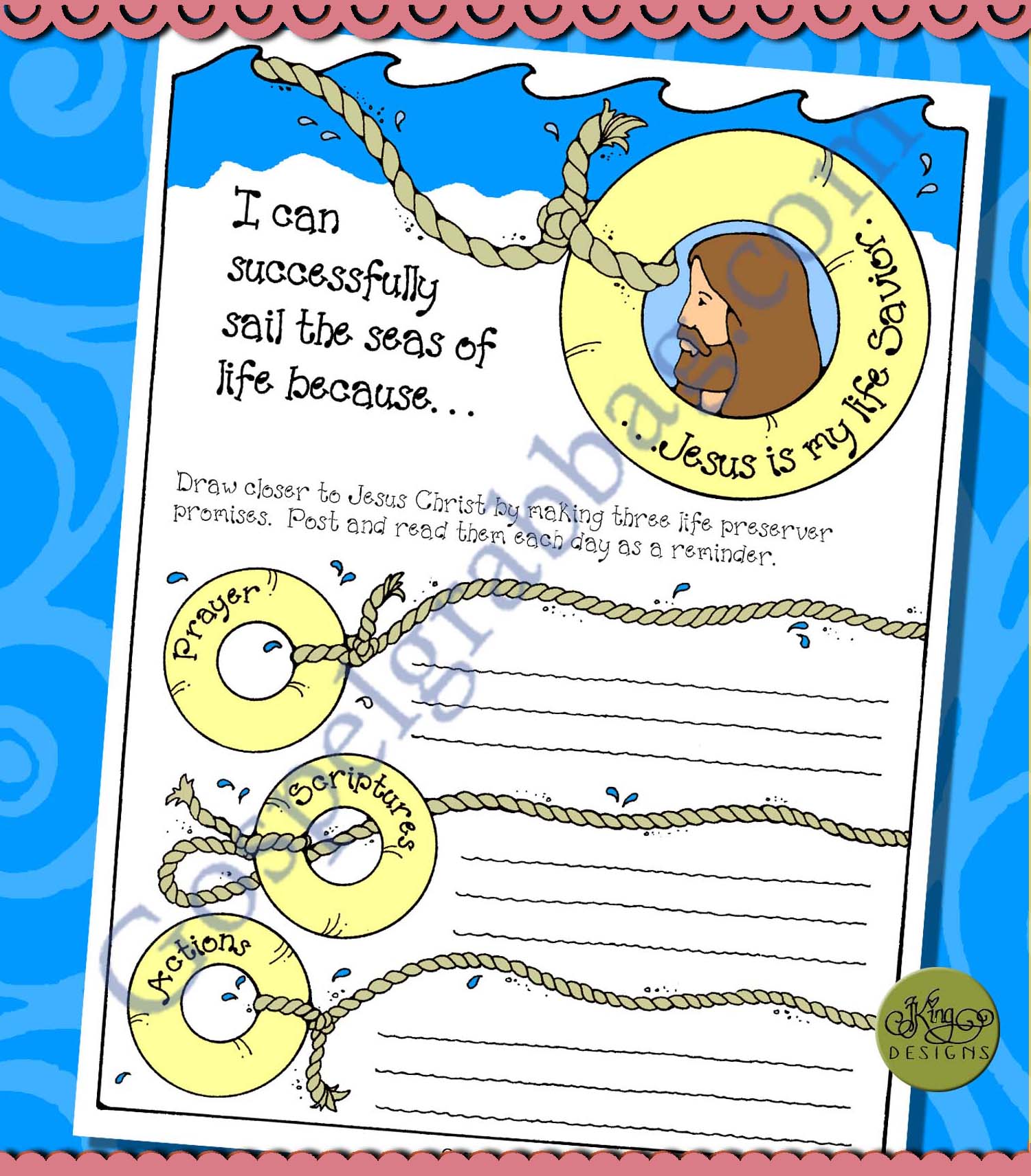 Jesus My Savior Promises Planner