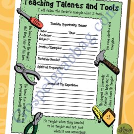 TEACH LIKE JESUS teaching talents planner