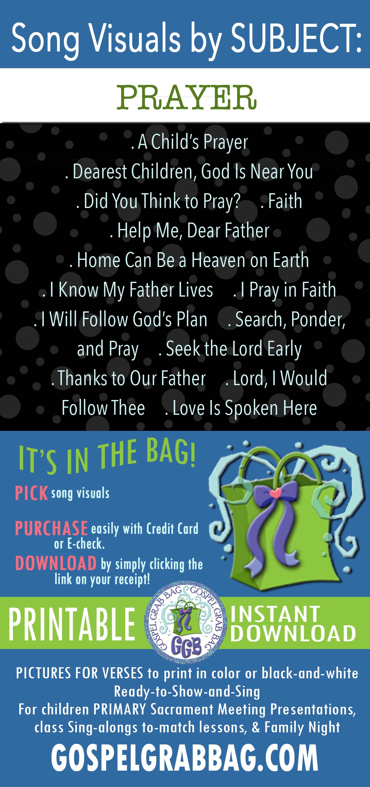 PRAYER Song Visuals - GospelGrabBag