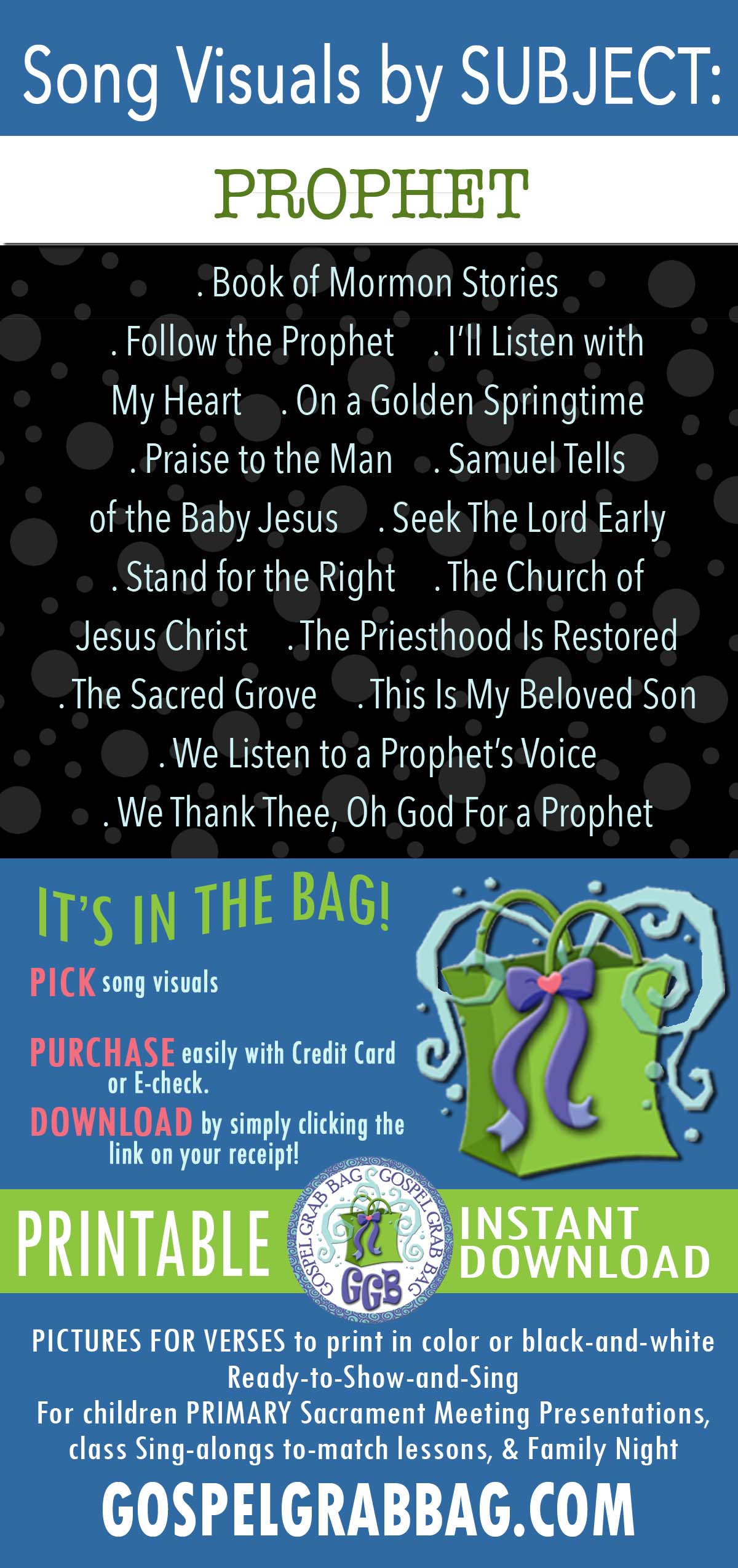 PROPHET Song Visuals - GospelGrabBag